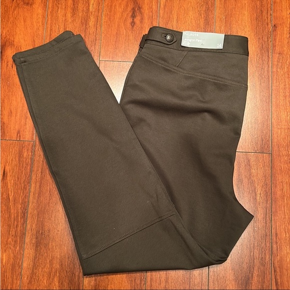NWT Talbots Army Green Lexington Skinny Leg Ankle Length Pant - Picture 1 of 9